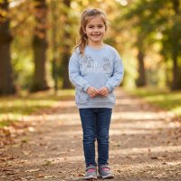 GX536: Girls "Believe In Yourself" Top (7-8 Years)